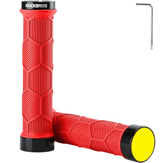 Rockbros 40720007002 bicycle grips with reflector - red - Smartphone Holders - Smartphones - Techbox