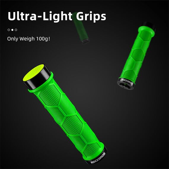 Rockbros 40720007005 bicycle grips with reflector - green - Smartphone Holders - Smartphones - Techbox