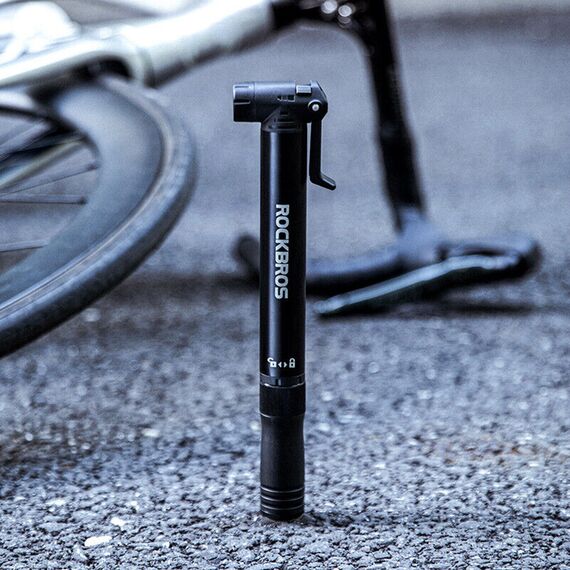 Rockbros 42320010001 Bicycle Pump Hand + Screwdriver - Black - Bicycle - Sports & Fitness - Techbox
