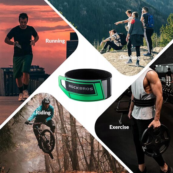 Rockbros reflective tape 49210008001 - green - Bicycle - Sports & Fitness - Techbox