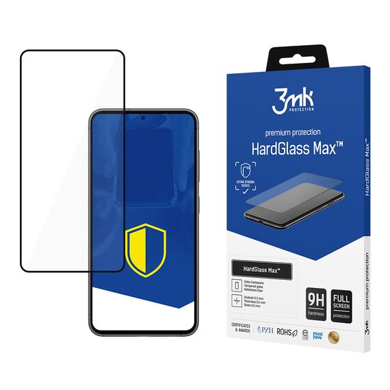 3mk HardGlass Max tempered glass for Samsung Galaxy S24 Ultra - Uncategorized Screen Protection (2) - Screen & Camera Protection - Techbox