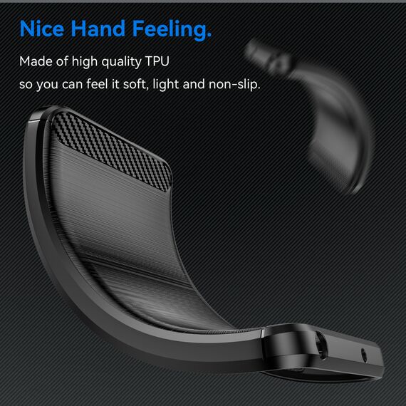 Carbon Case for Xiaomi Redmi Note 13 Pro - black | Techbox