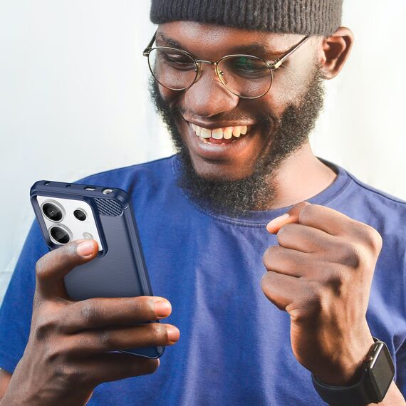 Carbon Case for Xiaomi Redmi Note 13 Pro - blue | Techbox