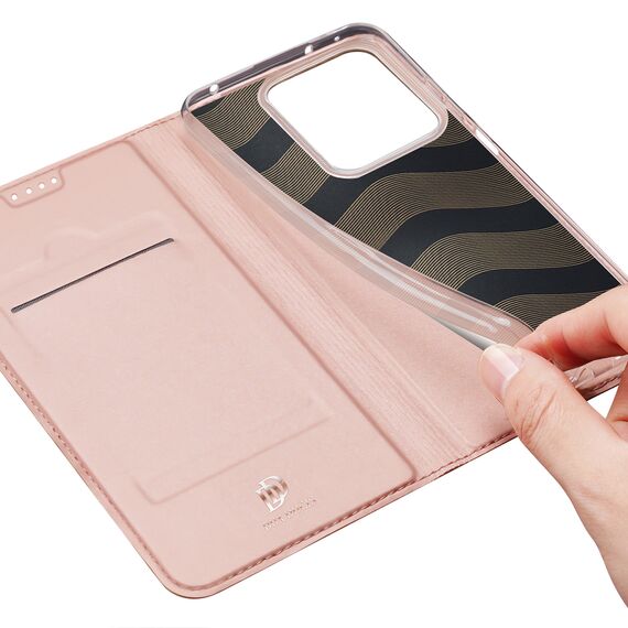 Dux Ducis Skin Pro case with flap and card slot for Xiaomi Redmi Note 13 5G - pink - Xiaomi Cases - Cases - Techbox