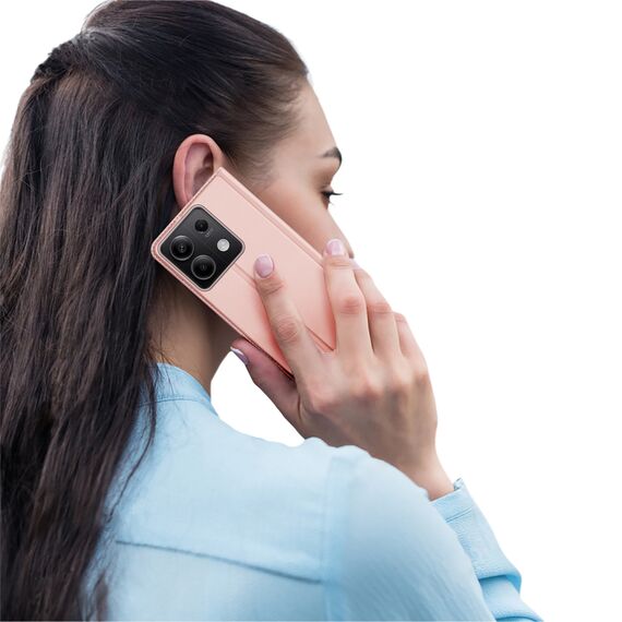 Dux Ducis Skin Pro case with flap and card slot for Xiaomi Redmi Note 13 5G - pink - Xiaomi Cases - Cases - Techbox