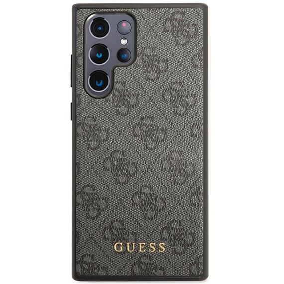 Guess 4G Metal Gold Logo case for Samsung Galaxy S24 Ultra - black | Techbox