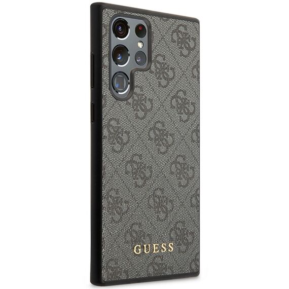 Guess 4G Metal Gold Logo case for Samsung Galaxy S24 Ultra - black | Techbox