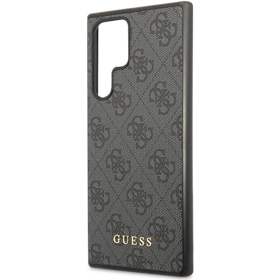 Guess 4G Metal Gold Logo case for Samsung Galaxy S24 Ultra - black | Techbox