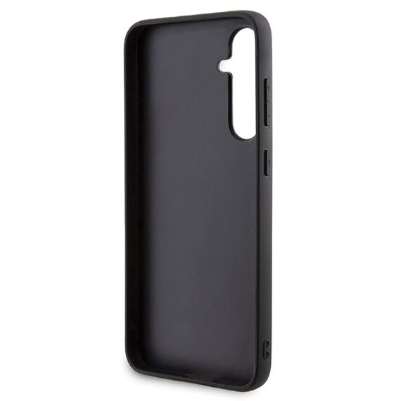 Karl Lagerfeld Gripstand Saffiano Karl&Choupette Pins case for Samsung Galaxy S23 FE - black | Techbox