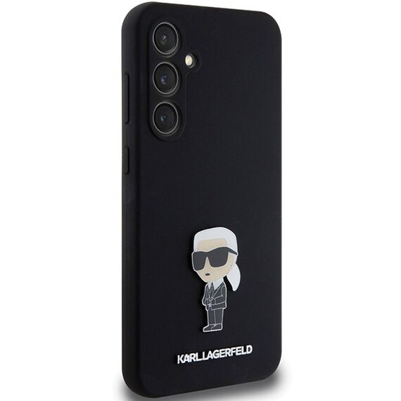 Karl Lagerfeld Silicone Ikonik Metal Pin case for Samsung Galaxy S23 FE - black | Techbox