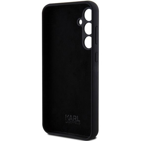 Karl Lagerfeld Silicone Ikonik Metal Pin case for Samsung Galaxy S23 FE - black | Techbox