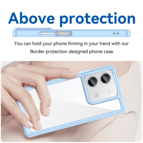 Outer Space Case with gel frame for Xiaomi Redmi Note 13 Pro+ - blue | Techbox