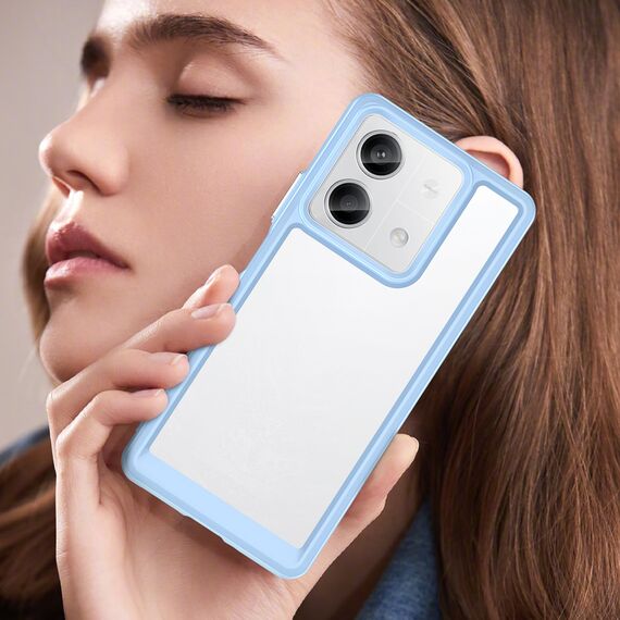 Outer Space Case with gel frame for Xiaomi Redmi Note 13 Pro+ - blue | Techbox