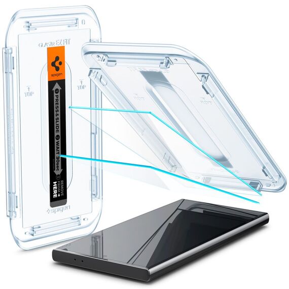 Spigen Glas.tR EZ Fit tempered glass for Samsung Galaxy S24 Ultra - 2 pcs. - Samsung - Screen & Camera Protection - Techbox