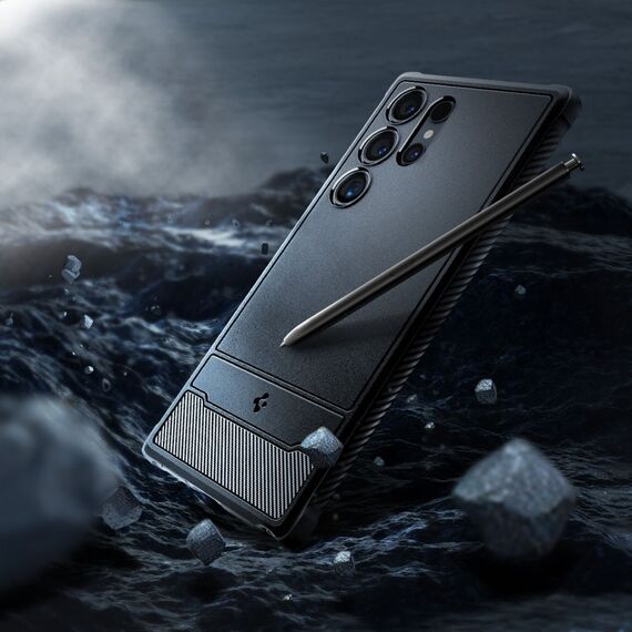 Spigen Rugged Armor Case for Samsung Galaxy S24 Ultra - Matte Black | Techbox