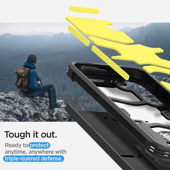 Spigen Tough Armor Case for Samsung Galaxy S24 - Black | Techbox