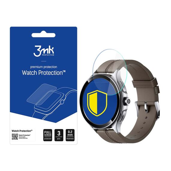 3mk Watch Protection™ hybrid glass v. FlexibleGlass Lite on Xiaomi Watch 2 Pro - Accessories - Smartwatches & Accessories - Techbox
