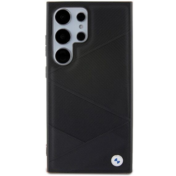 BMW BMHCS24L23RCGPK S24 Ultra S928 black/black hardcase Signature Leather Crossing Lines Pattern