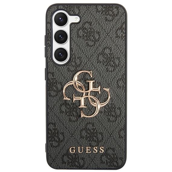Guess 4G Big Metal Logo case for Samsung Galaxy S24 - black | Techbox