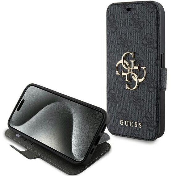 Guess 4G Metal Logo case for iPhone 15 Pro - gray | Techbox