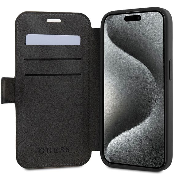 Guess 4G Metal Logo case for iPhone 15 Pro - gray | Techbox