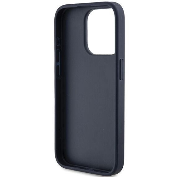 Guess 4G Triangle Metal Logo case for iPhone 15 Pro - blue - Apple Cases - Cases - Techbox