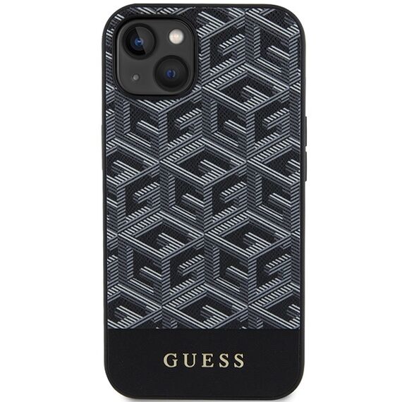 Guess GCube Stripes MagSafe case for iPhone 15 / 14 / 13 - black | Techbox