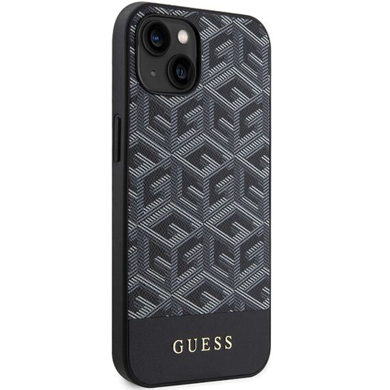 Guess GCube Stripes MagSafe case for iPhone 15 / 14 / 13 - black | Techbox