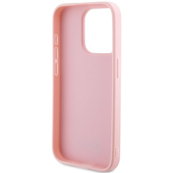 Guess GUHCP15XPSAIRSP iPhone 15 Pro Max 6.7" pink/pink hardcase Saffiano Iridescent Script - Apple Cases - Cases - Techbox