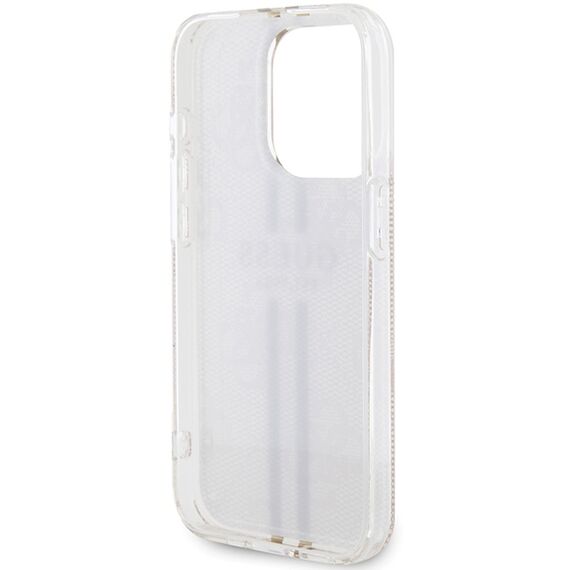 Guess IML 4G Gold Stripe case for iPhone 15 Pro - pink - Apple Cases - Cases - Techbox