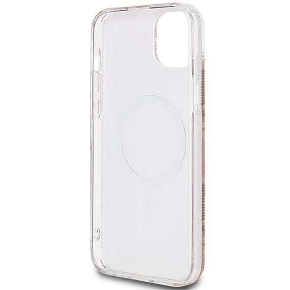 Guess IML GCube MagSafe case for iPhone 15 Plus / 14 Plus - brown - Apple Cases - Cases - Techbox