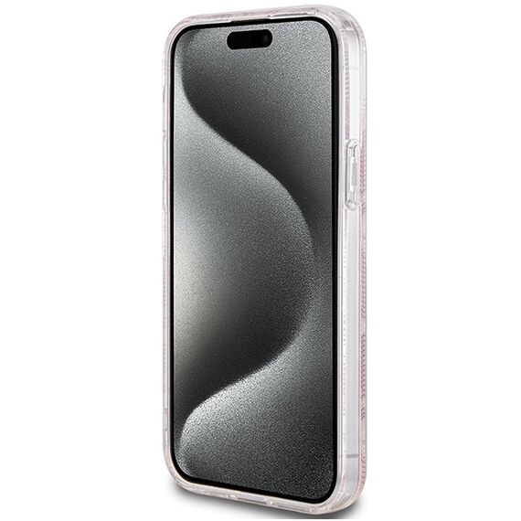 Guess IML GCube MagSafe case for iPhone 15 Plus / 14 Plus - pink - Apple Cases - Cases - Techbox