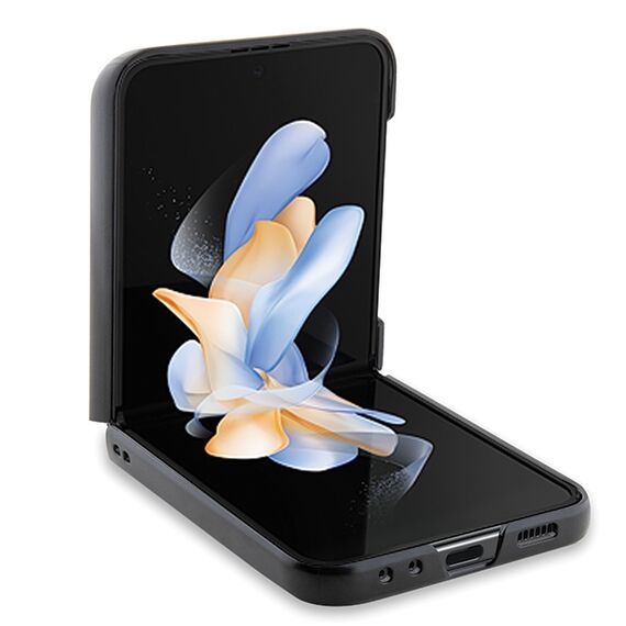 Karl Lagerfeld Saffiano Monogram Choupette Pin case for Samsung Galaxy Z Flip 5 - black - Samsung Cases - Cases - Techbox