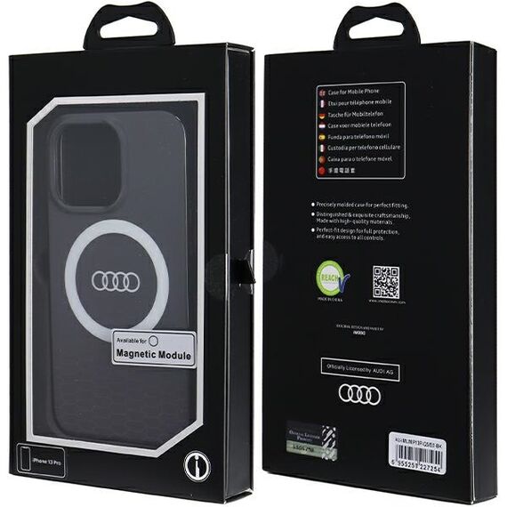 Audi IML Big Logo MagSafe case for iPhone 13 Pro / 13 - black - Apple Cases - Cases - Techbox