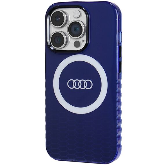 Audi IML Big Logo MagSafe case for iPhone 14 Pro - blue | Techbox