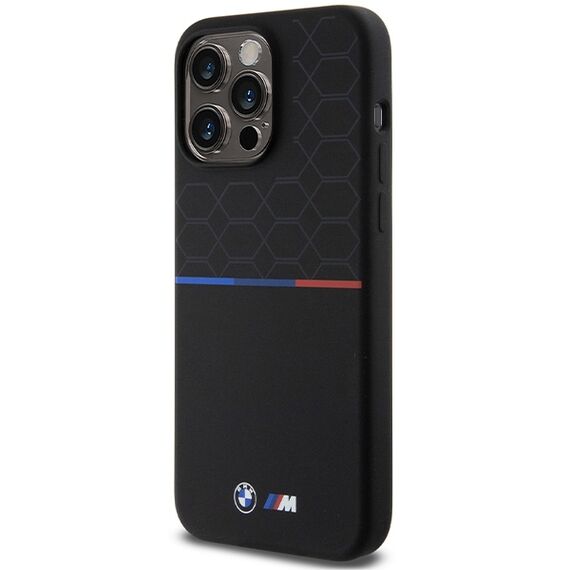 BMW M Silicone Pattern MagSafe case for iPhone 15 Pro Max - black - Apple Cases - Cases - Techbox
