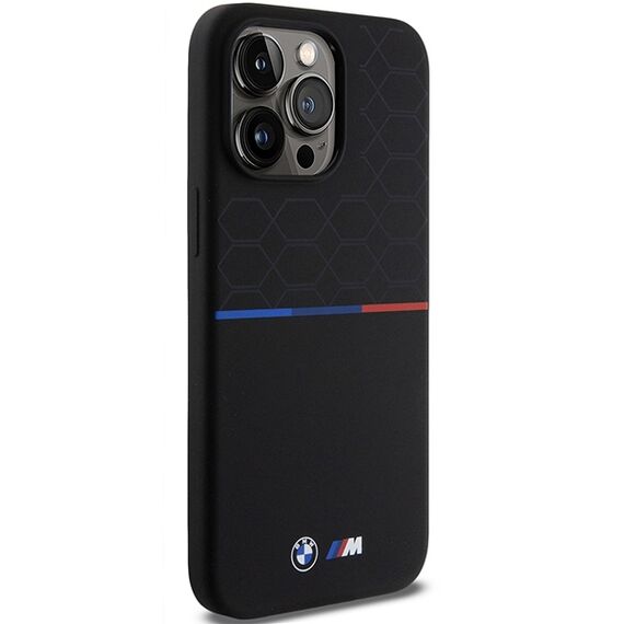 BMW M Silicone Pattern MagSafe case for iPhone 15 Pro Max - black - Apple Cases - Cases - Techbox