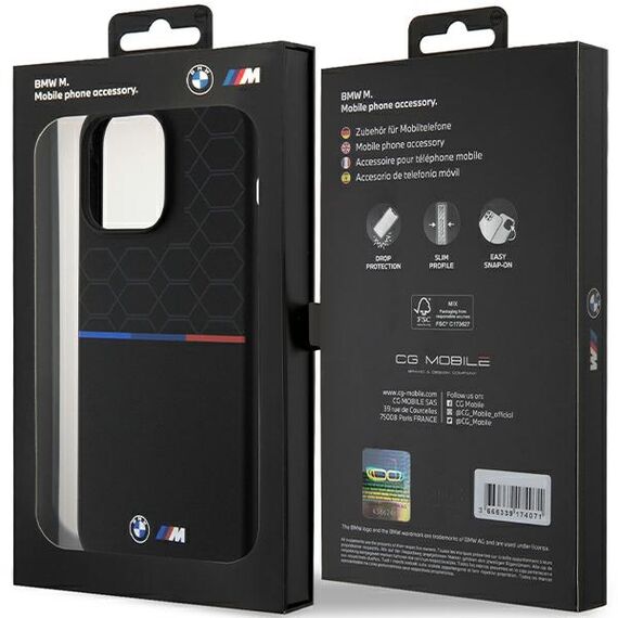 BMW M Silicone Pattern MagSafe case for iPhone 15 Pro Max - black - Apple Cases - Cases - Techbox