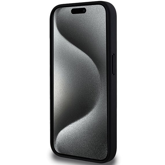 BMW Perforated Tricolor Line case for iPhone 15 Pro - black | Techbox