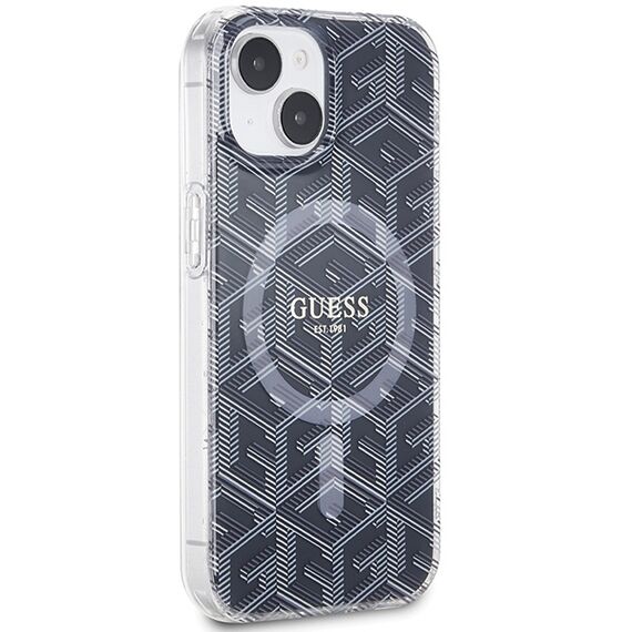 Guess IML GCube MagSafe case for iPhone 15 / 14 / 13 - black | Techbox