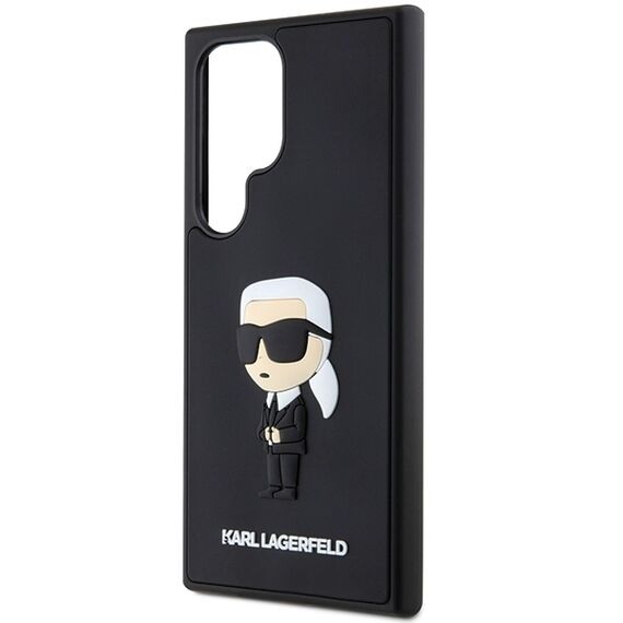 Karl Lagerfeld 3D Rubber Ikonik case for Samsung Galaxy S24 Ultra - black | Techbox