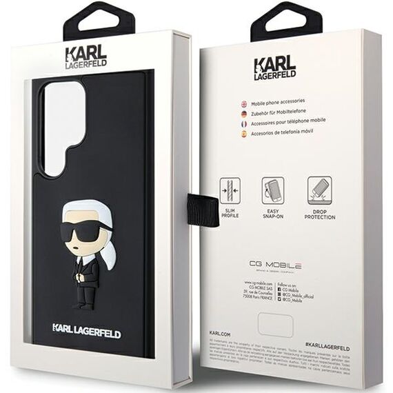 Karl Lagerfeld 3D Rubber Ikonik case for Samsung Galaxy S24 Ultra - black | Techbox