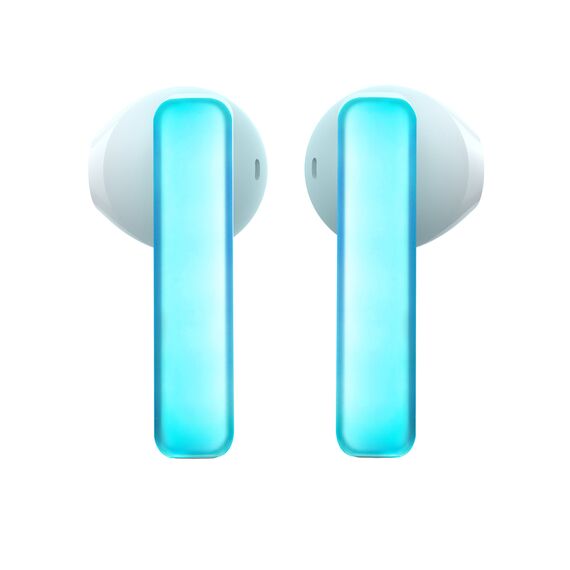 TWS Joyroom JR-TC1 IceLens Series wireless headphones with LED lights - white | Techbox