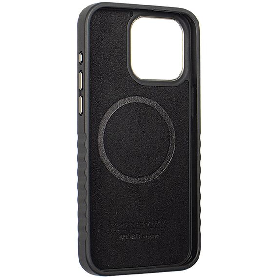 Audi Genuine Leather case with MagSafe for iPhone 15 Pro Max - black and red | Techbox