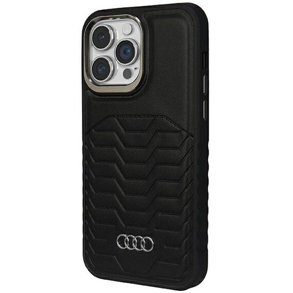 Audi Synthetic Leather case with MagSafe for iPhone 14 Pro - black - Apple Cases - Cases - Techbox