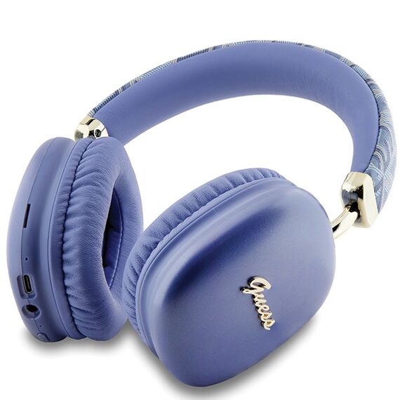 Guess GCube Metallic Script Logo Headphones - Purple - Uncategorized Cases (2) - Cases - Techbox