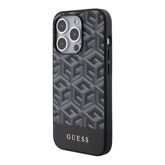 Guess GCube Stripes MagSafe case for iPhone 15 Pro Max - black - Apple Cases - Cases - Techbox