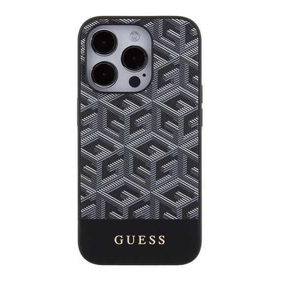 Guess GCube Stripes MagSafe case for iPhone 15 Pro Max - black - Apple Cases - Cases - Techbox