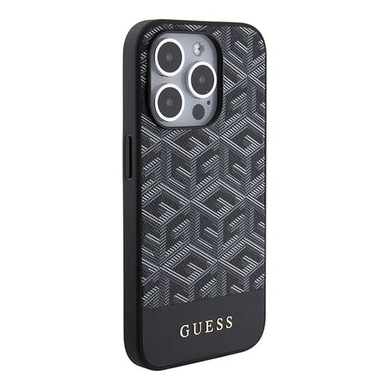 Guess GCube Stripes MagSafe case for iPhone 15 Pro Max - black - Apple Cases - Cases - Techbox