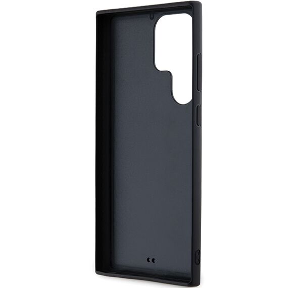Karl Lagerfeld 3D Rubber Glitter Logo case for Samsung Galaxy S23 Ultra - black | Techbox